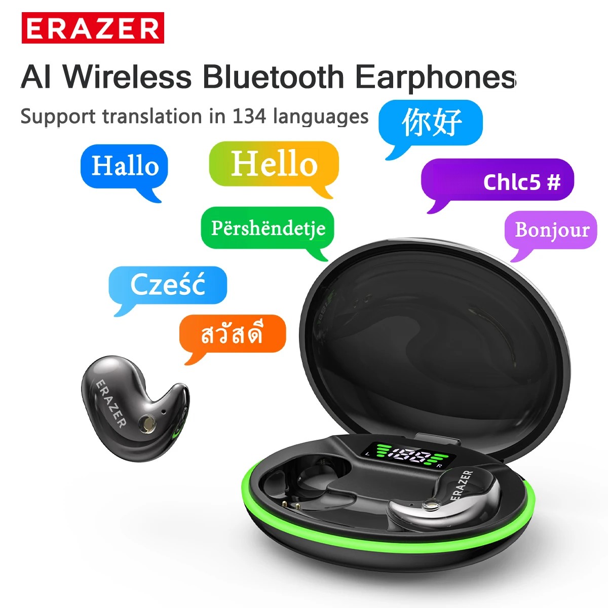 Wireless Earbuds Tws - EARZER XF58 In-Ear Bluetooth Hoofdtelefoon Met