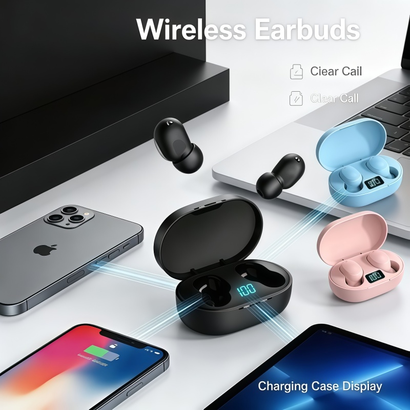 2026 Nieuwe TWS E6S Fone Bluet - Bluetooth Headset On Ear recensie en prijs