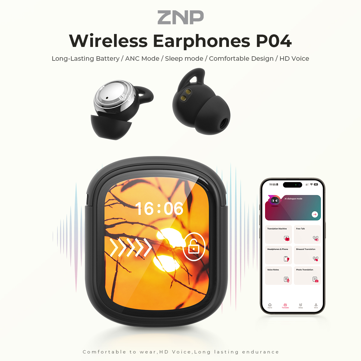 ZNP P04 Slaaphulpoordopjes met - Noise Cancelling Headphone recensie en prijs