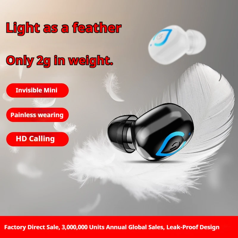 Mini draadloze Bluetooth-hoofd - Bluetooth Headset On Ear recensie en prijs