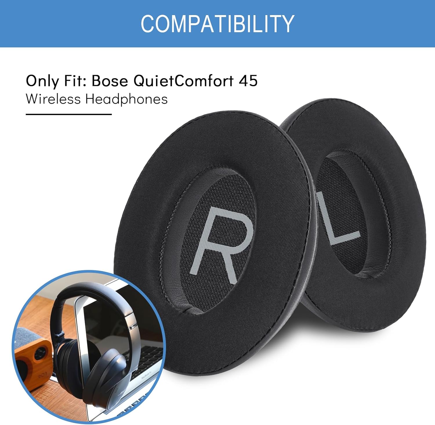 Koelgel-vervangende oorkussens - Bose Headphone Qc45 recensie en prijs