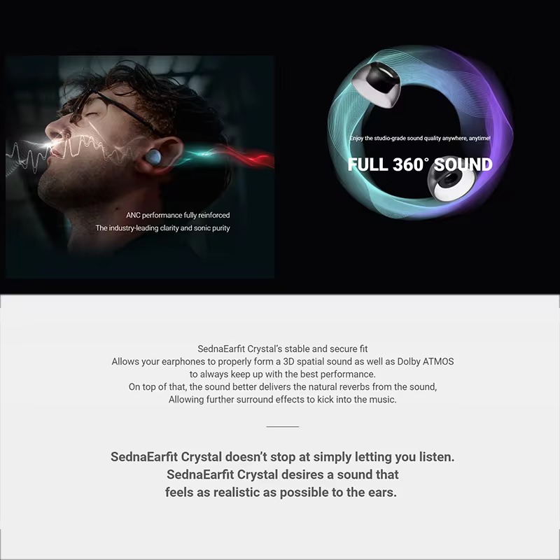 AZLA SednaEarfit Crystal Oordo - Wireless Earbuds Tws recensie en prijs