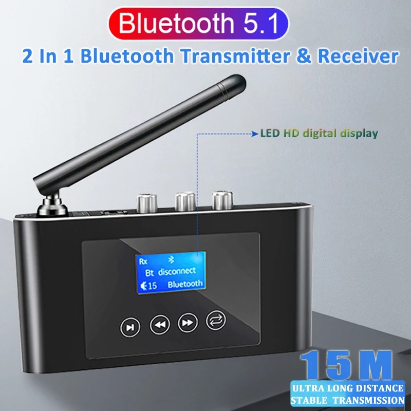 2-in-1 Bluetooth 5.1 audiozend - Bluetooth Adapter Receiver recensie en prijs