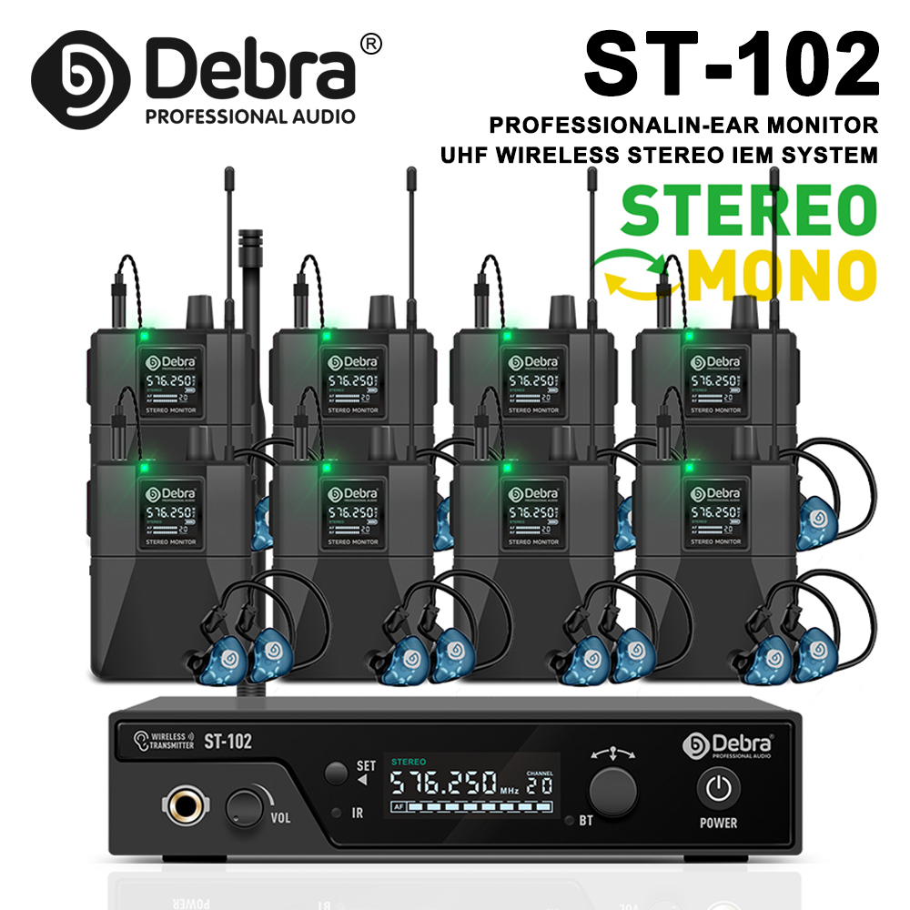 Debra ST-102 UHF IEM Stereo Dr - In Ear Monitor Iem recensie en prijs