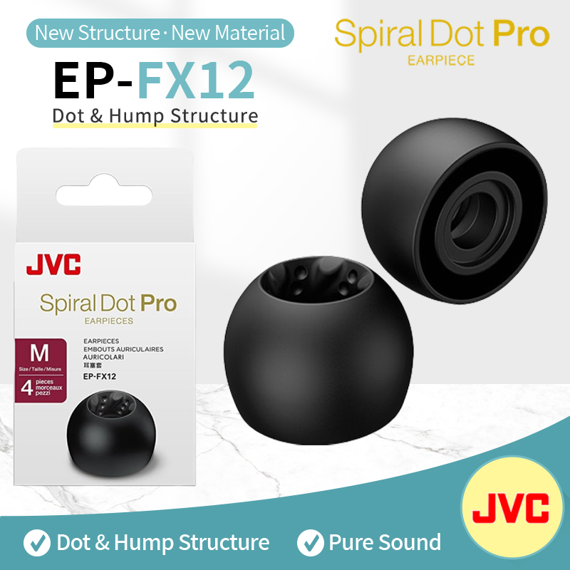 JVC EP FX12 Spiral Dot Pro Com - In Ear Monitor Iem recensie en prijs